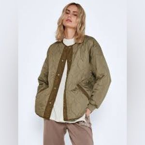 NWT Noisy May Feline Quilted Jacket